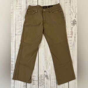 Rock N Run Men’s 36x32 Straight Leg Tan Brown Jeans Pants Streetwear Denim